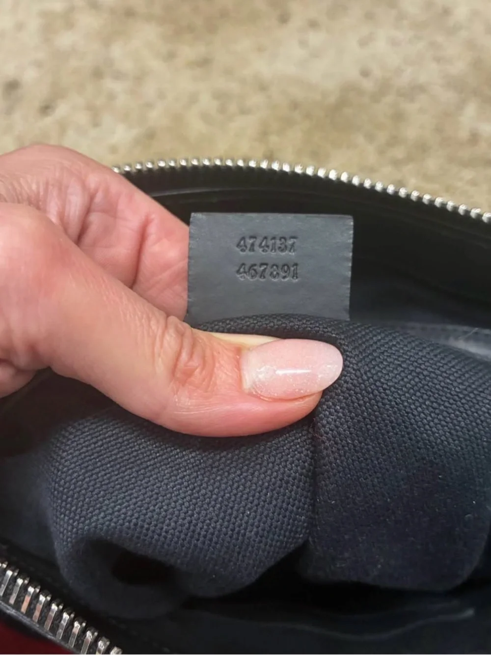 Authentic Gucci GG Black Messenger Bag